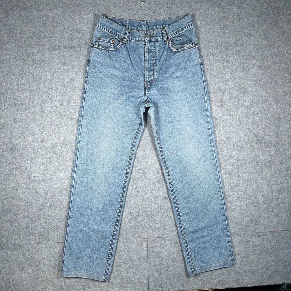 vintage Levi's 501 denim jeans mens 31x36(30x29) Blue Straight Leg 90s Workwear